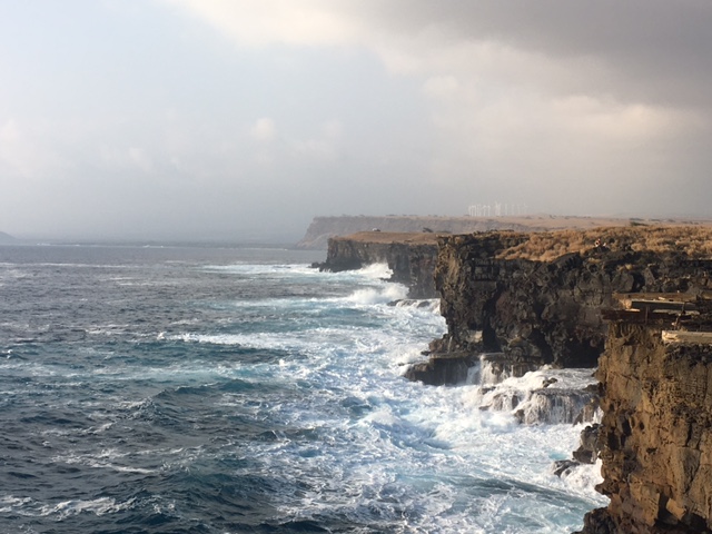 Southern cliffs on the Big Island, Hawaii