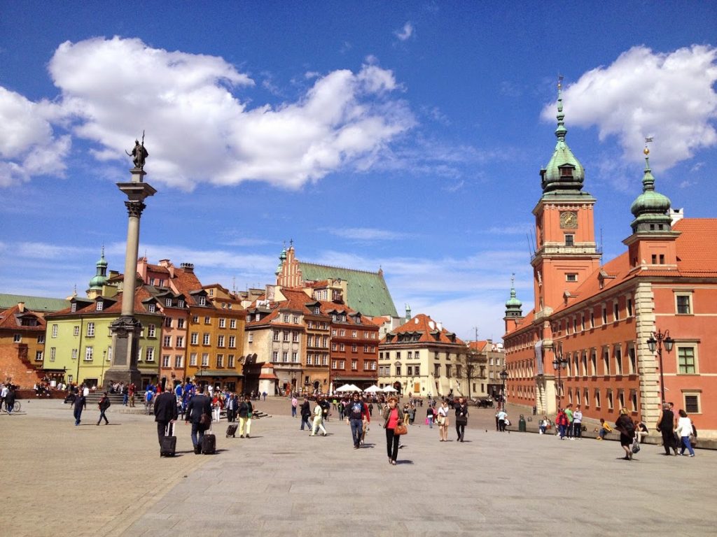Old Town Warsaw Poland vacation travel