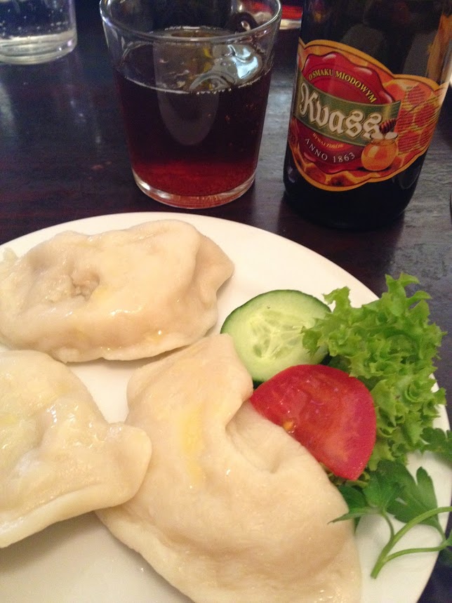 pierogis in Warsaw Poland vacation travel food