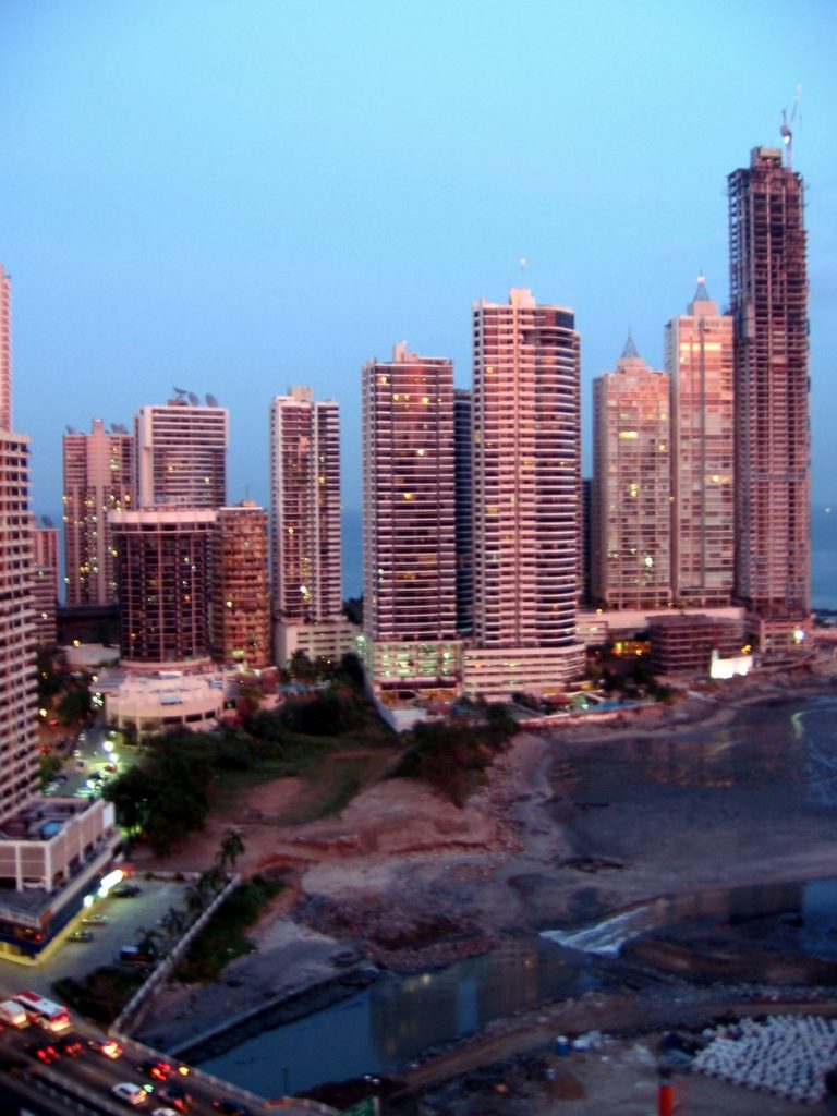 Panama City Skyline at Sunset