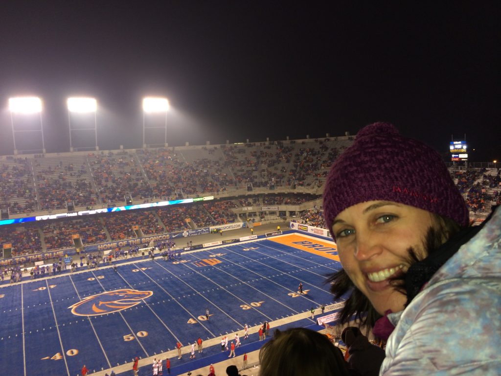 BSU Football Stadium smurf turf 