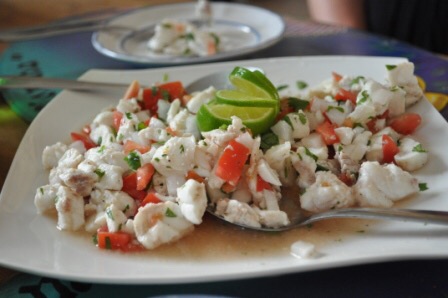ceviche Cozumel Mexico tourists travel vacation