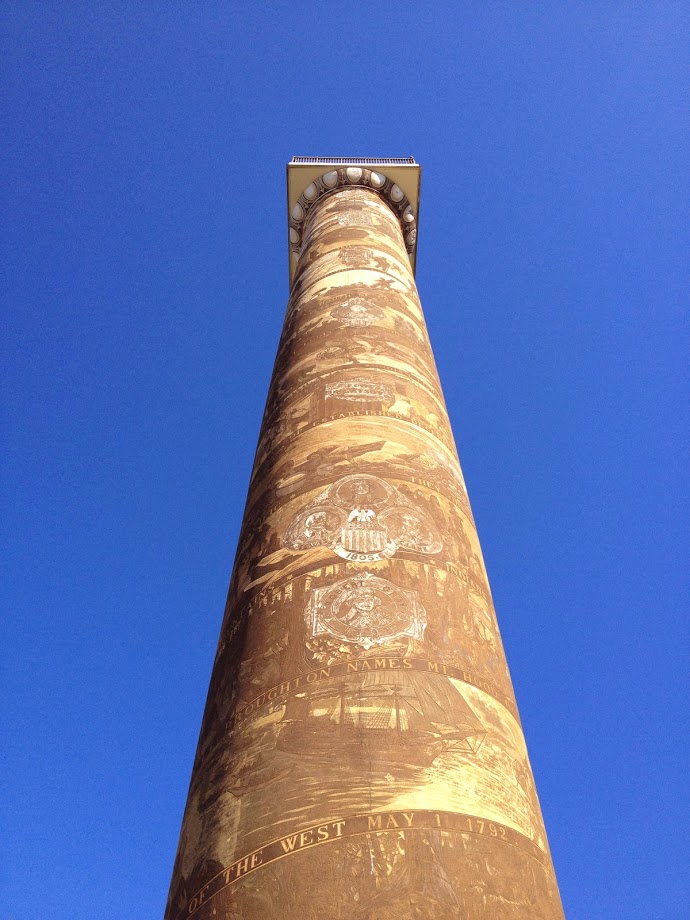 Astoria Tower blue skies Oregon Coast vacation travel