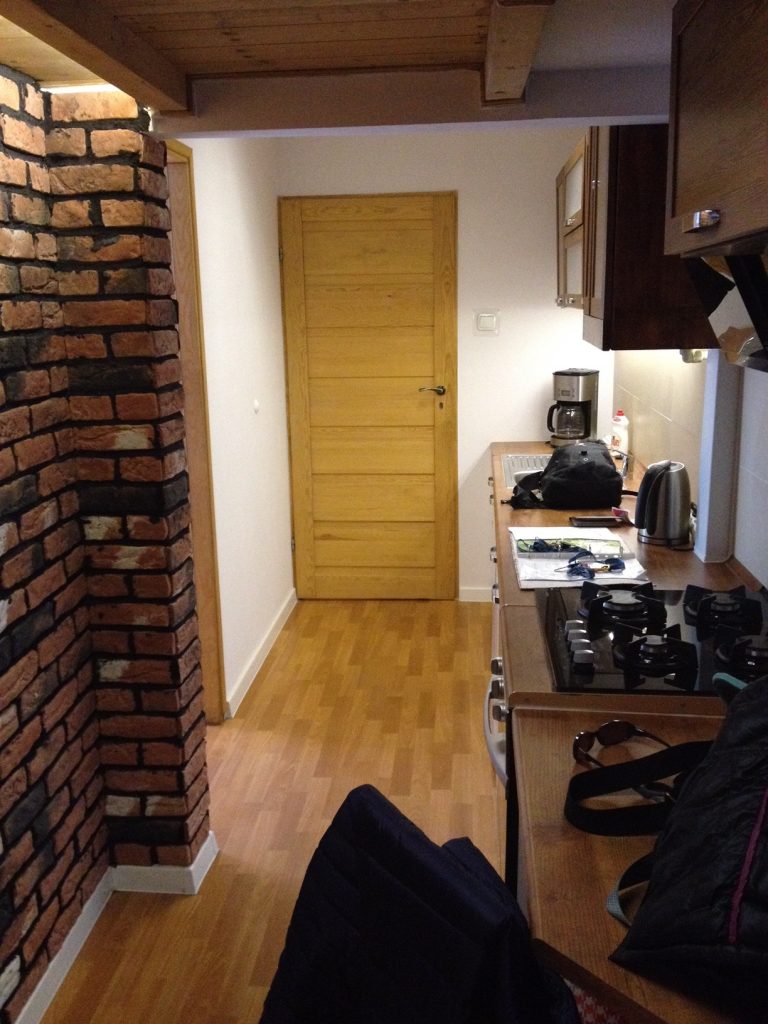 Airbnb kitchen in Krakow