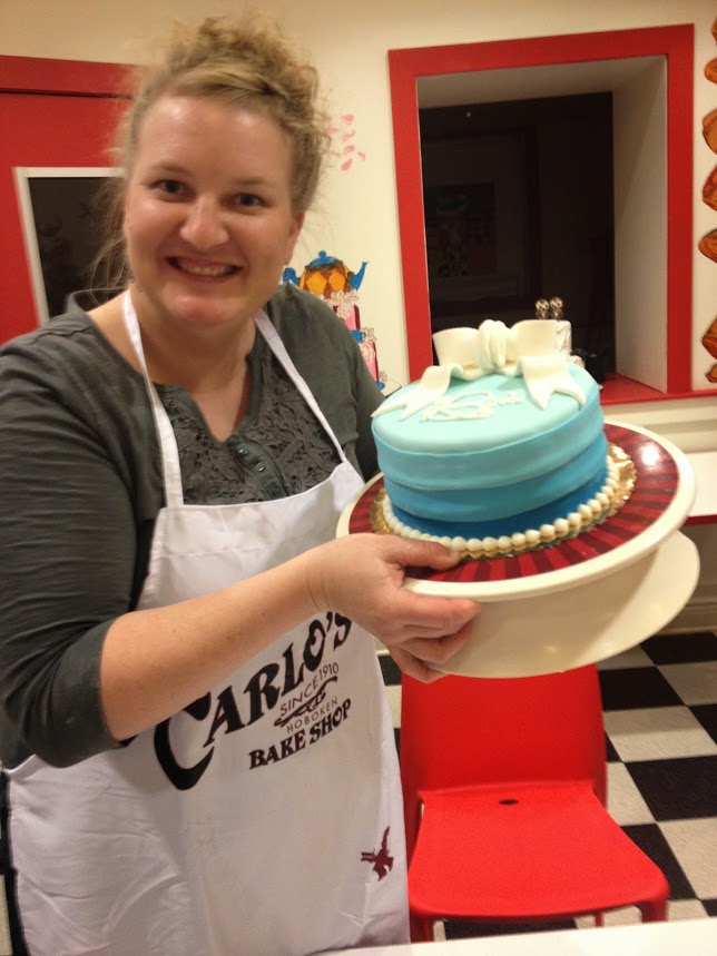 Cake decorating class Carlo's Bake Shop fun work trips