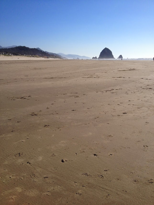Haystack Rock Cannon Beach Oregon Coast vacation travel