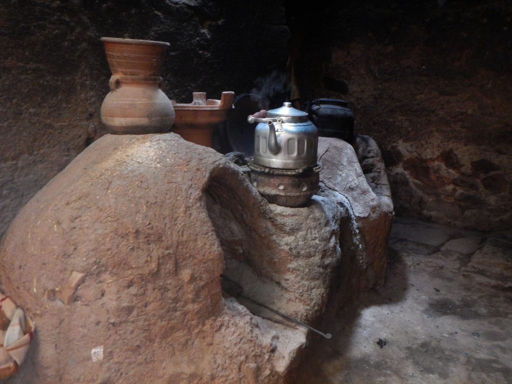 Primitive Cooking Stove in Morocco