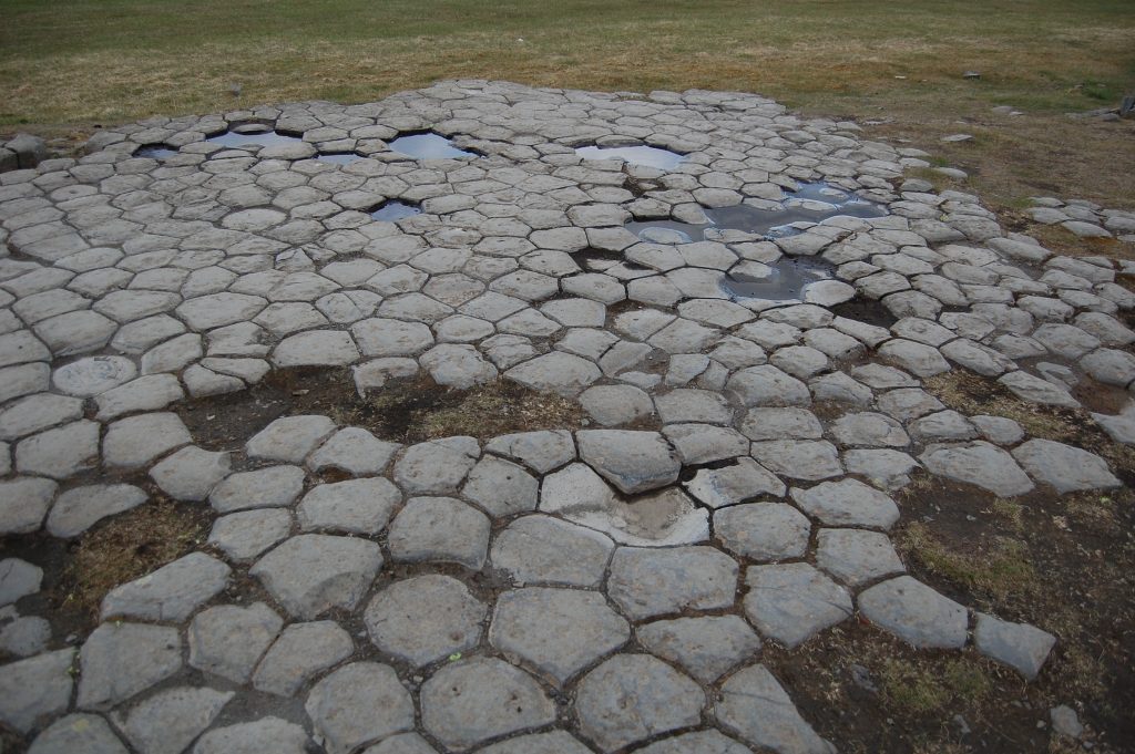 Iceland basalt columns