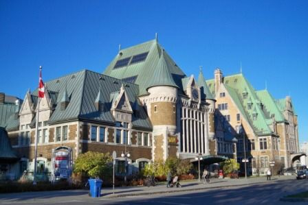 Quebec Train Station train travel tips for Canada women travelers vacation VIA Rail