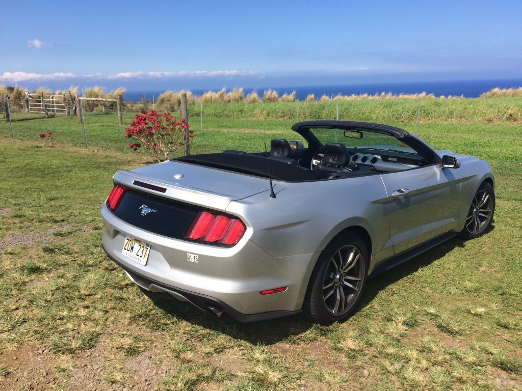 Ford Mustang in Hawaii