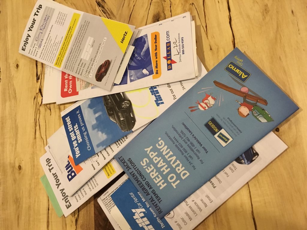 Rental Car Agreements