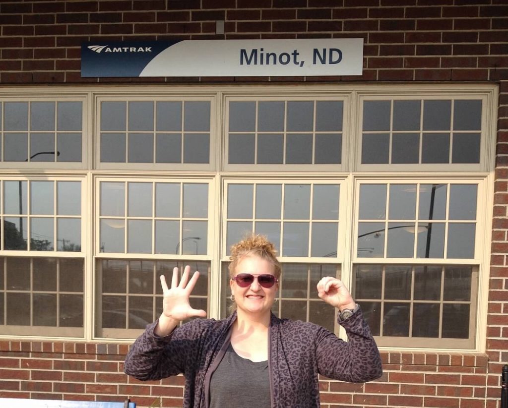Minot, North Dakota train station