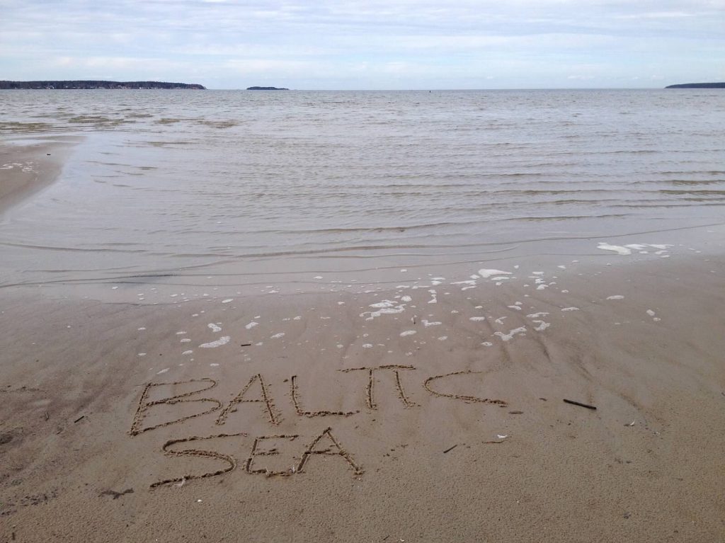 Baltic Sea in Estonia sand travel vacation
