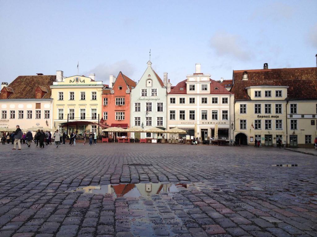 Main square in Tallinn, Estonia travel vacation