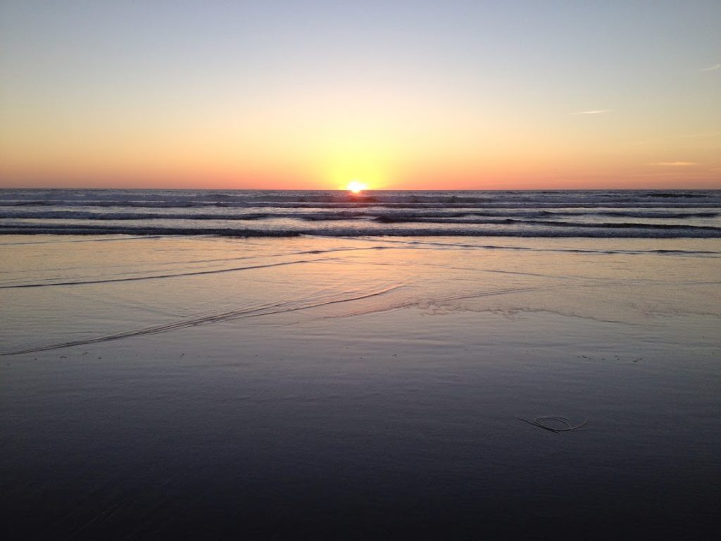 sunset Manzanita Oregon Coast vacation travel