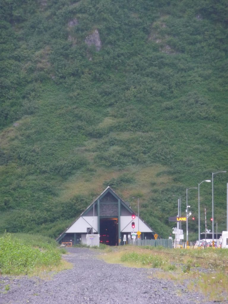 Tunnel in Whittier, Alaska