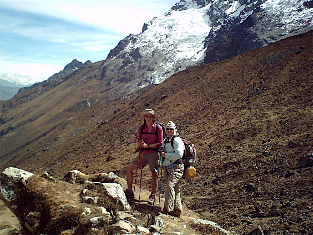 Hiking Salkantay trail Peru travel shoes for women