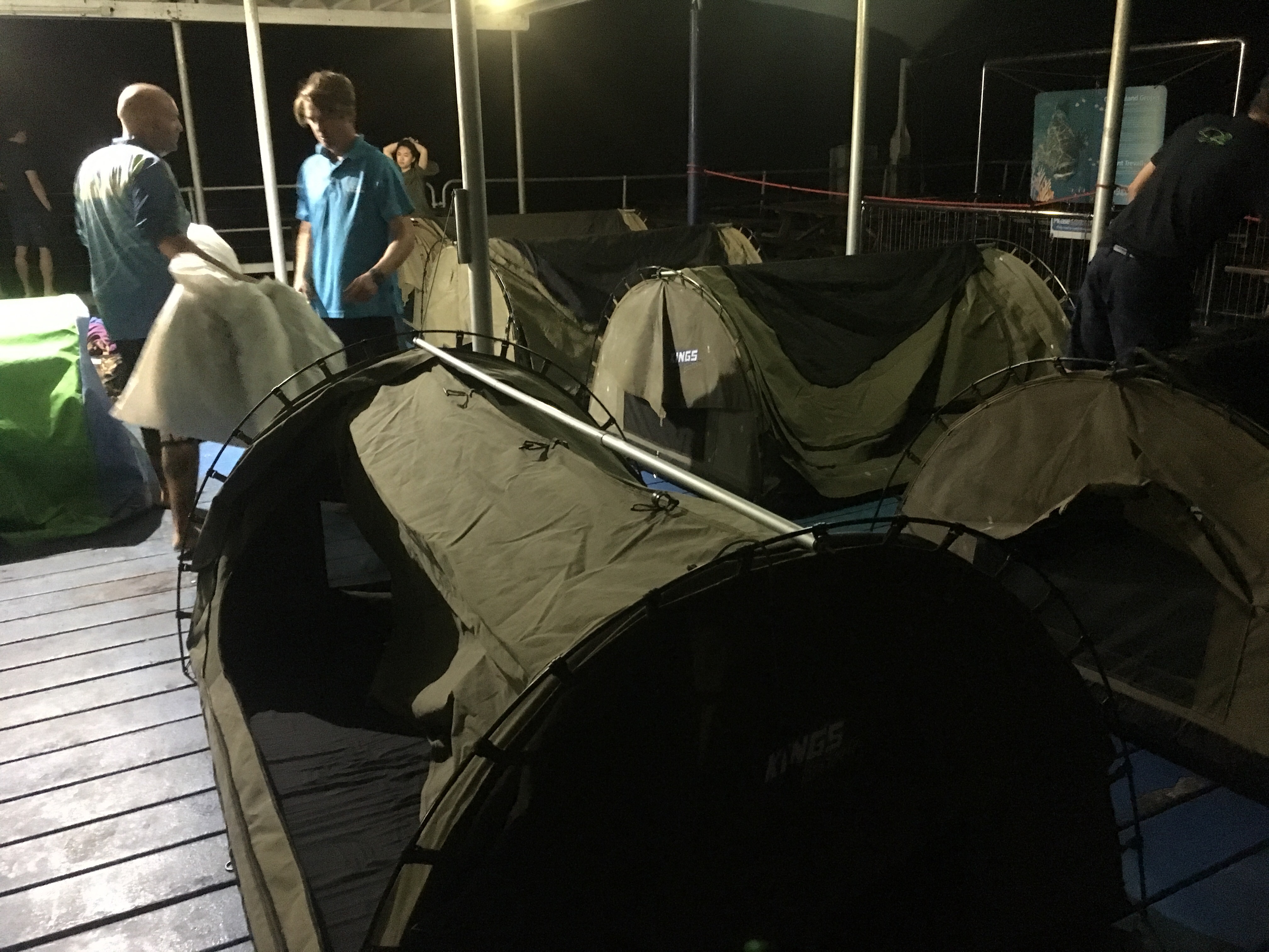swag Reefsleep Australia Great Barrier Reef vacation travel