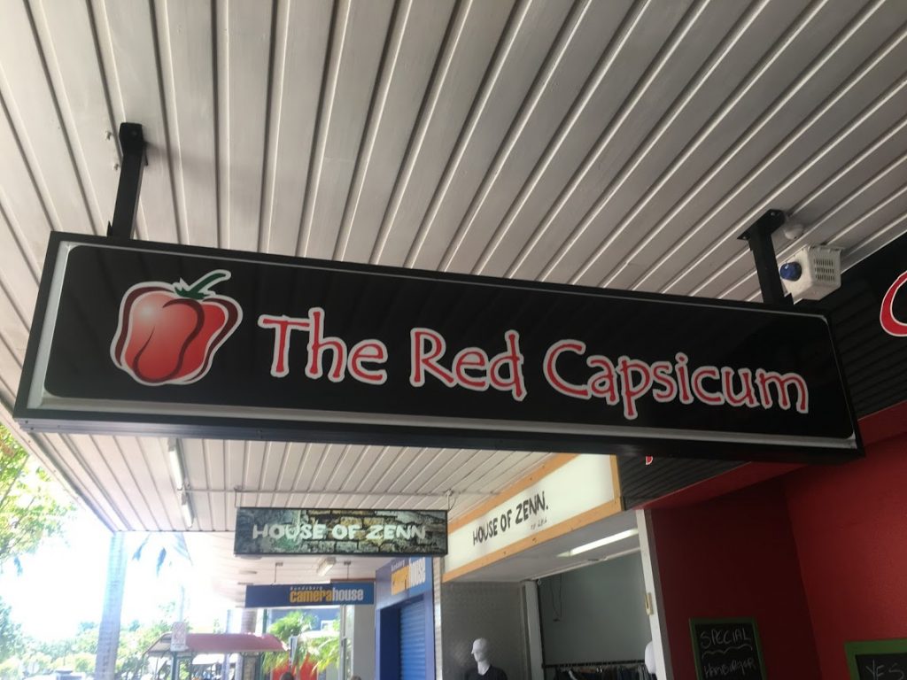The Red Capsicum sign Australia travel tips vacation