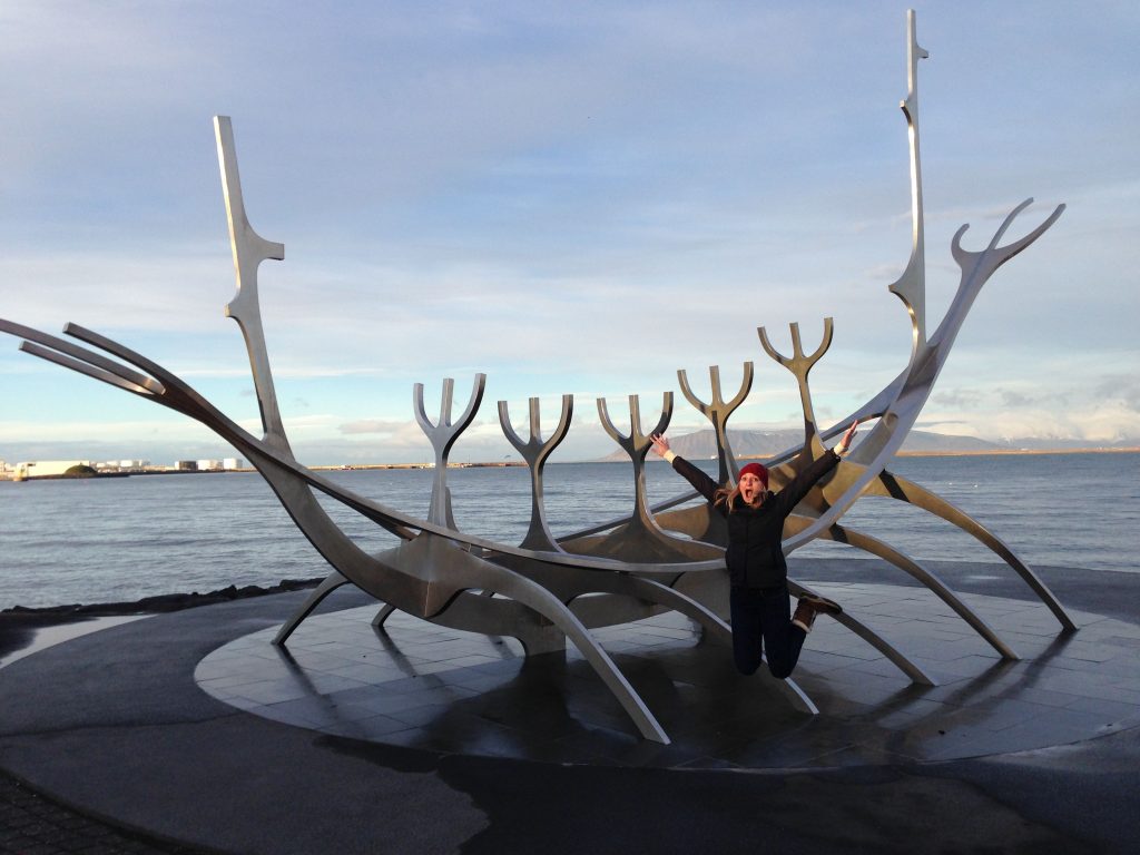 Viking Sculpture in Reykjavik