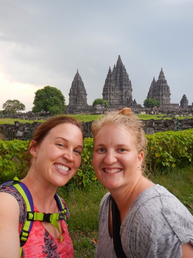 Prambanan Temple, Indonesia, Friends