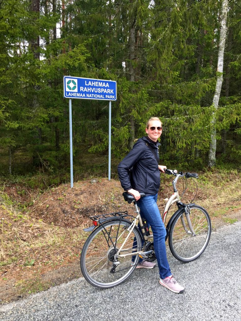 Biking in Estonia at Lahemaa National Park