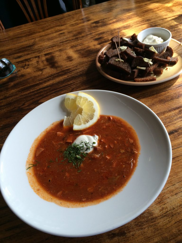 Red Russian soup