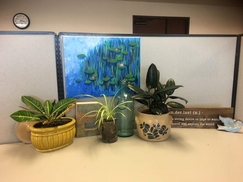 cubicle decorations, work-life balance