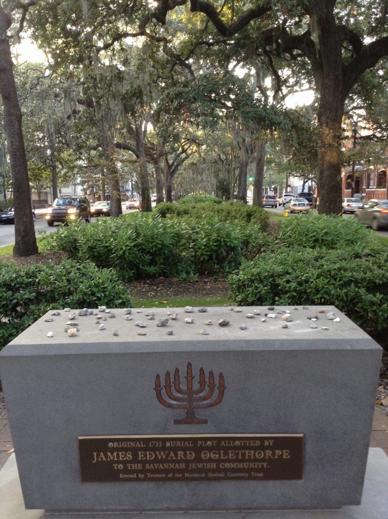 Oglethorpe monument in Savannah Georgia all 50 states club part 1 USA travel