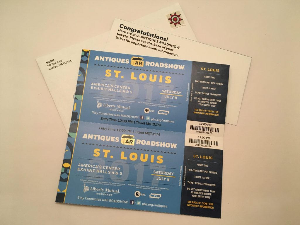 Antiques Roadshow tickets