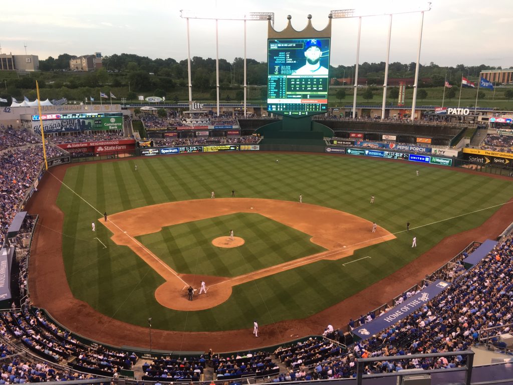 Royals stadium in Kansas City