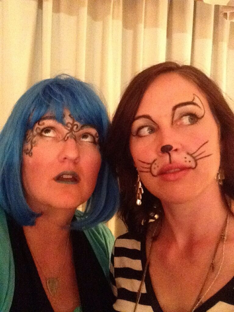 Dressing up for Halloween in Asheville