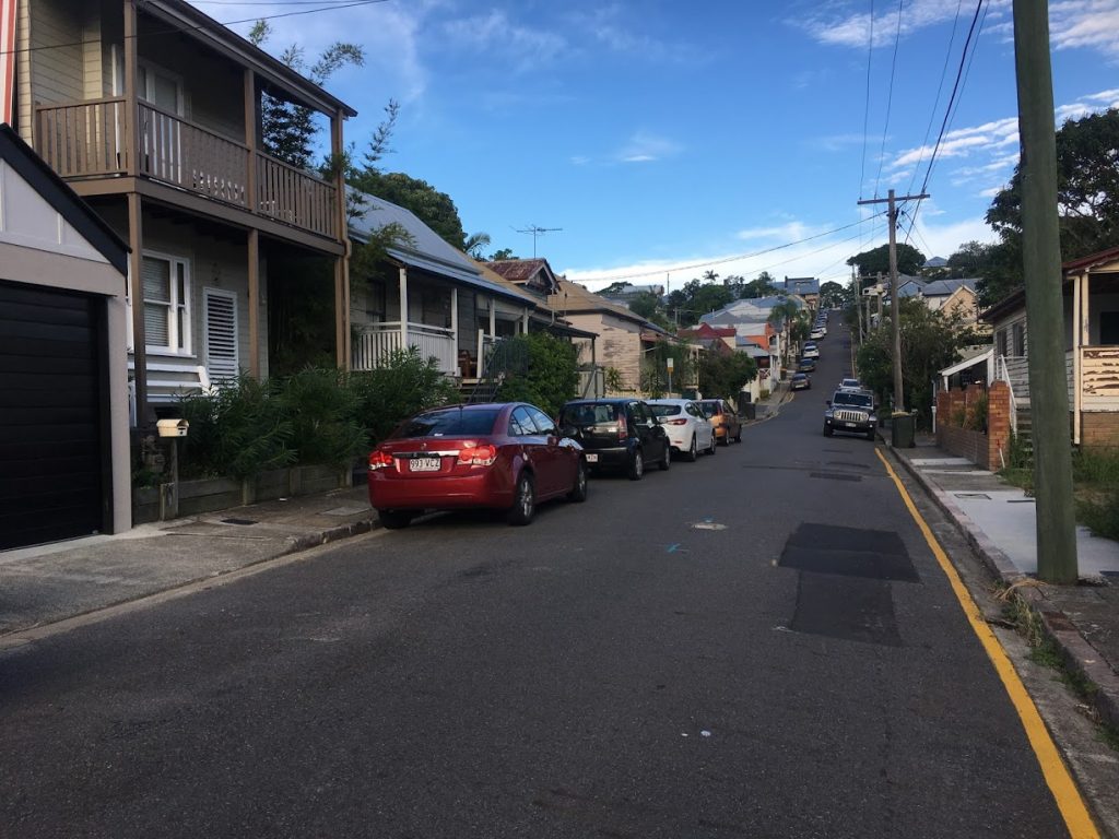 Street in Brisbane Australia thanks to travel thanksgiving friends women travelers