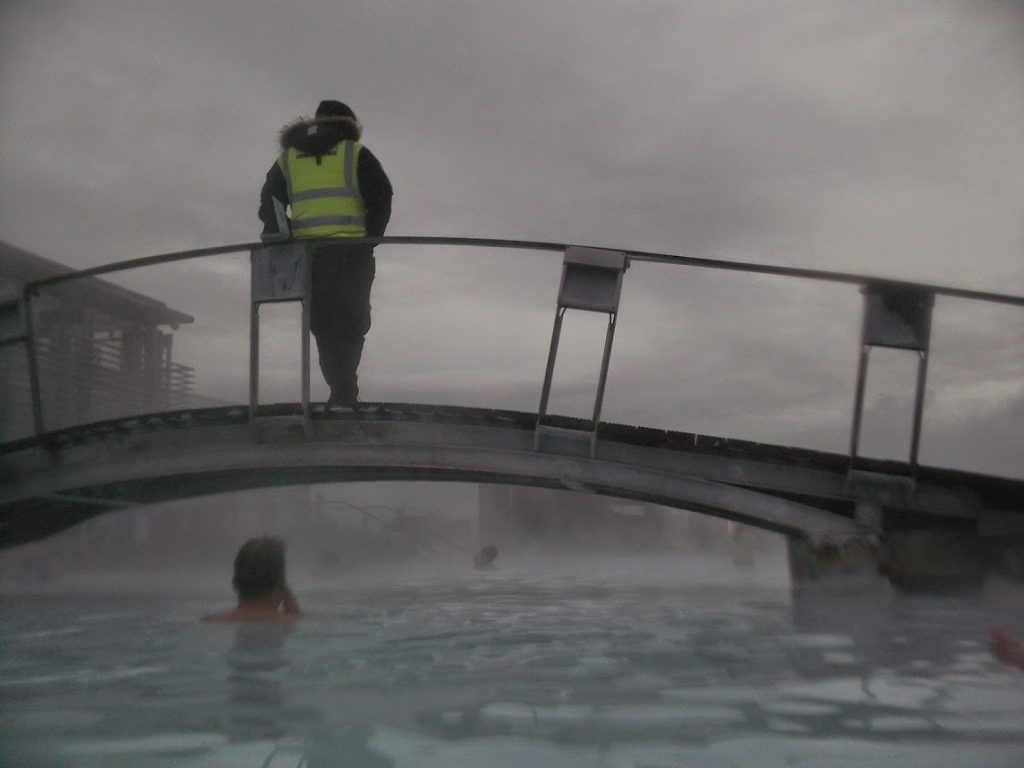Blue Lagoon, Iceland, lifeguard