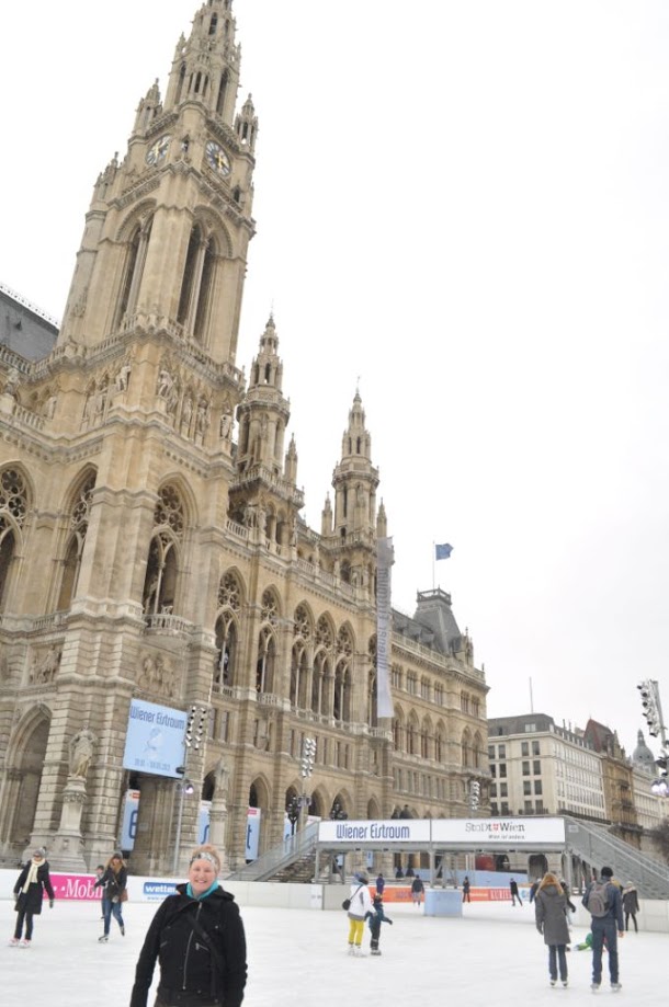 ice skating Vienna Austral winter travel