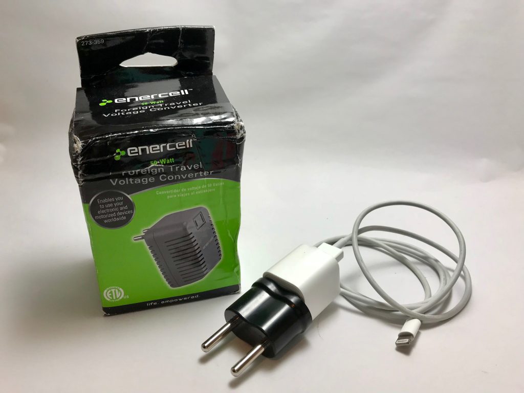 chargers and converters are part of phones and travel