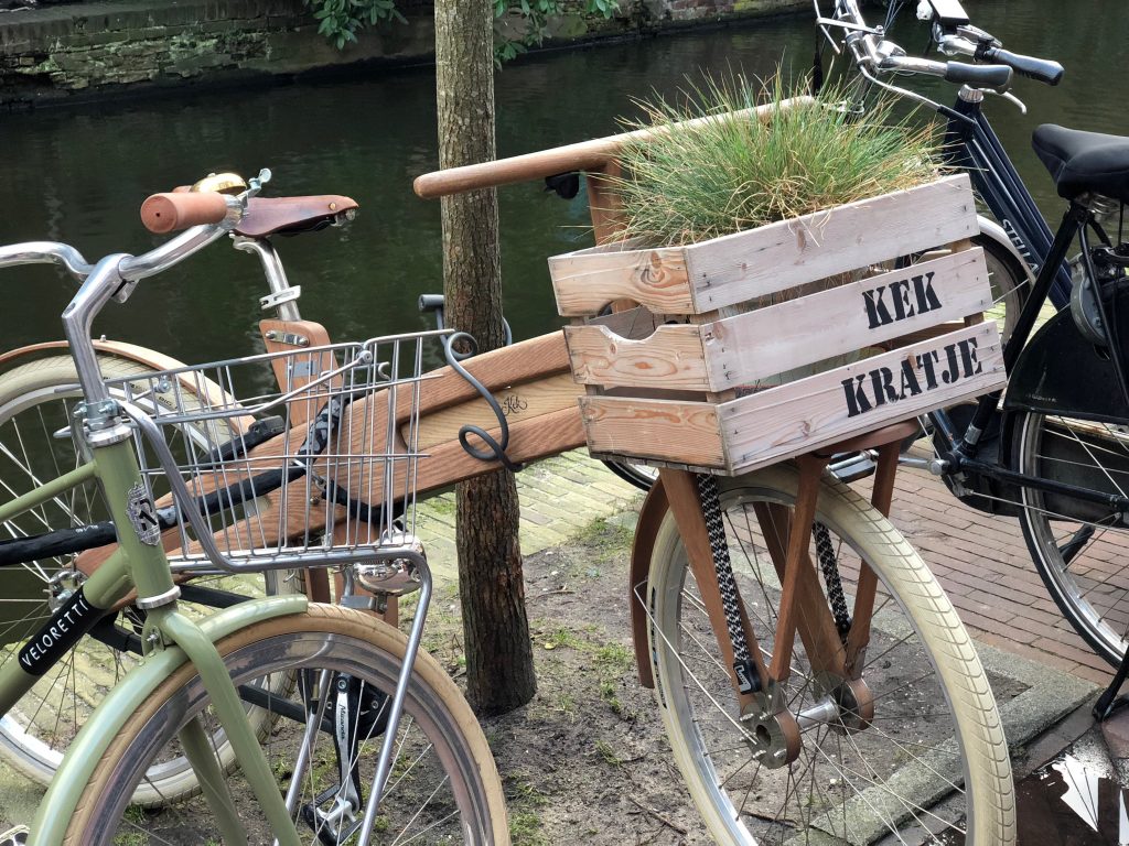 Amsterdam Wood Bike Canal