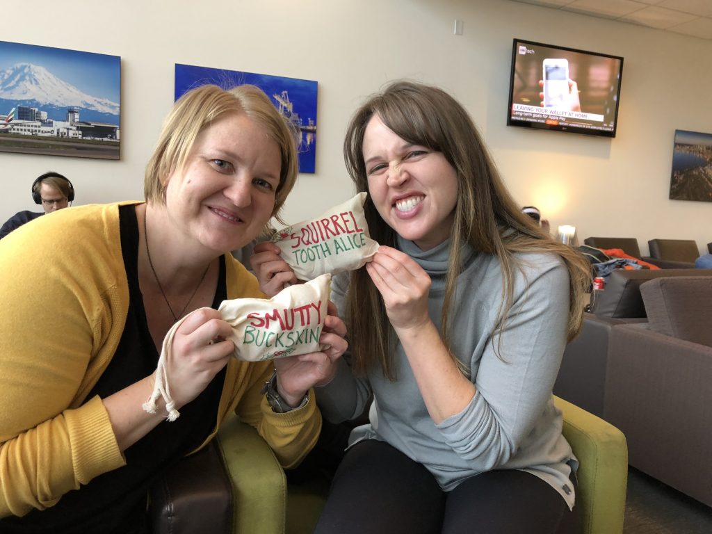 European Christmas Friends Airport Lounge Goody Bags