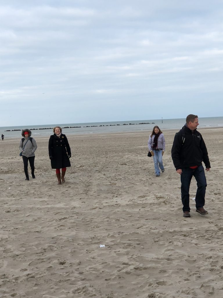 Beach Dunkirk France December