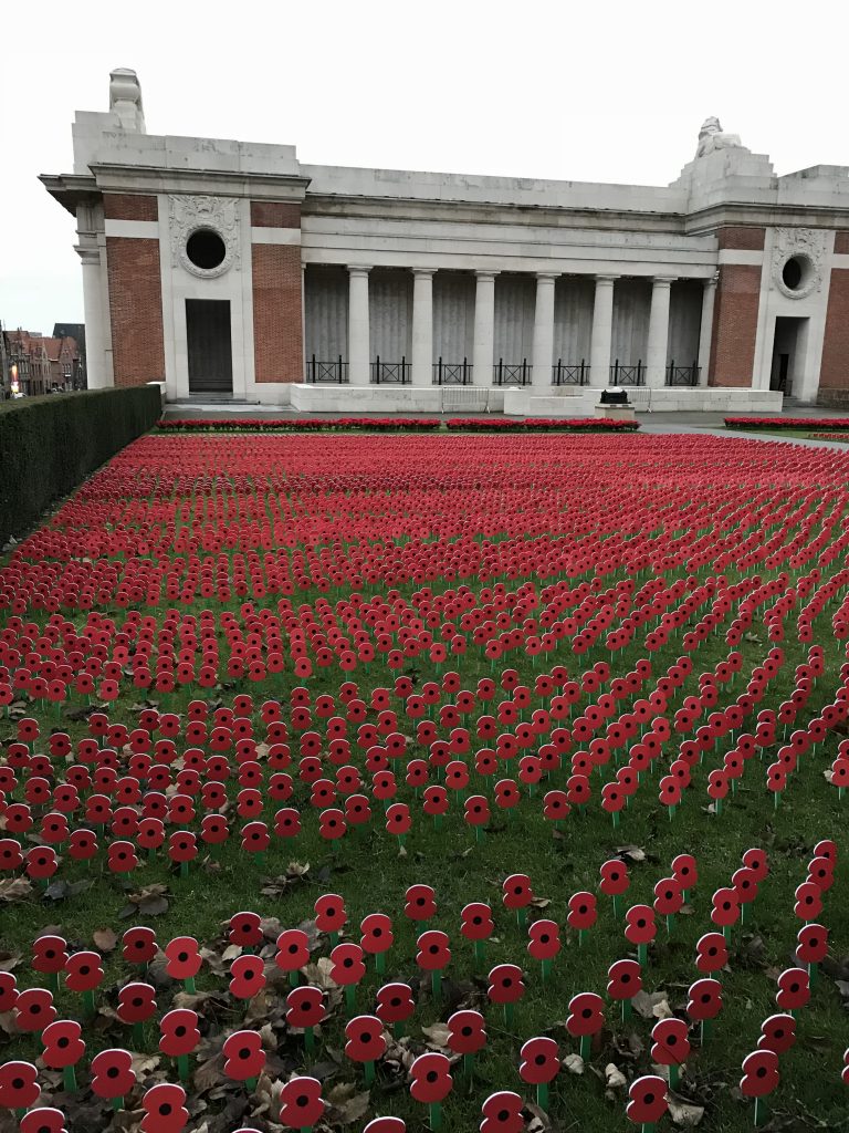 European Christmas Poppies Ypres Belgium