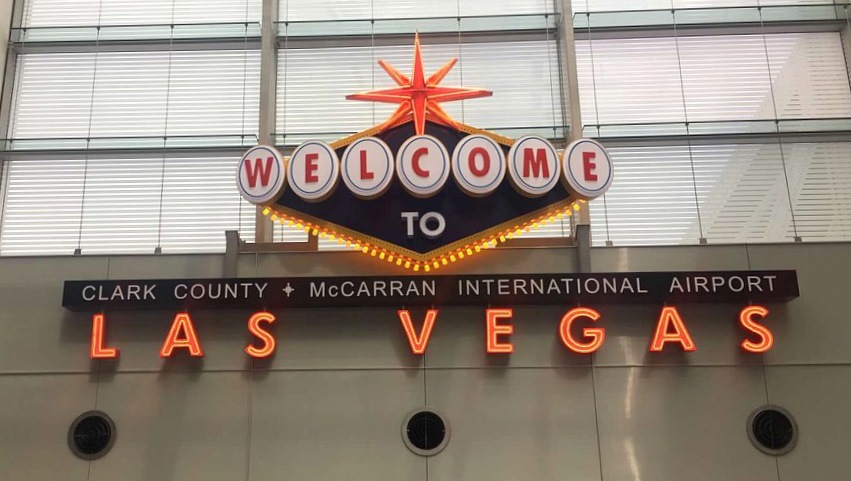 Spa day, Las Vegas, Nevada, airport
