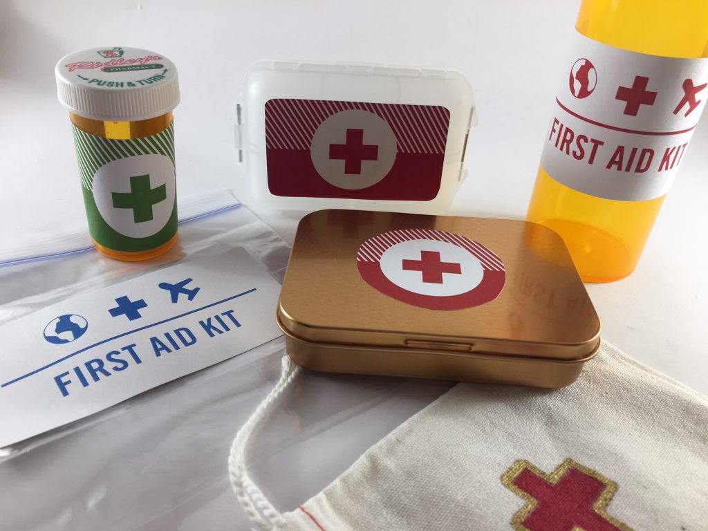 mini first aid containers