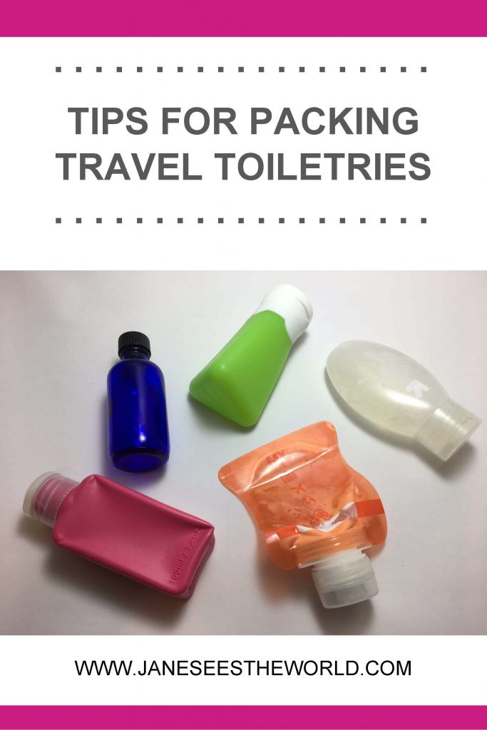 Travel toiletry tip packing tricks