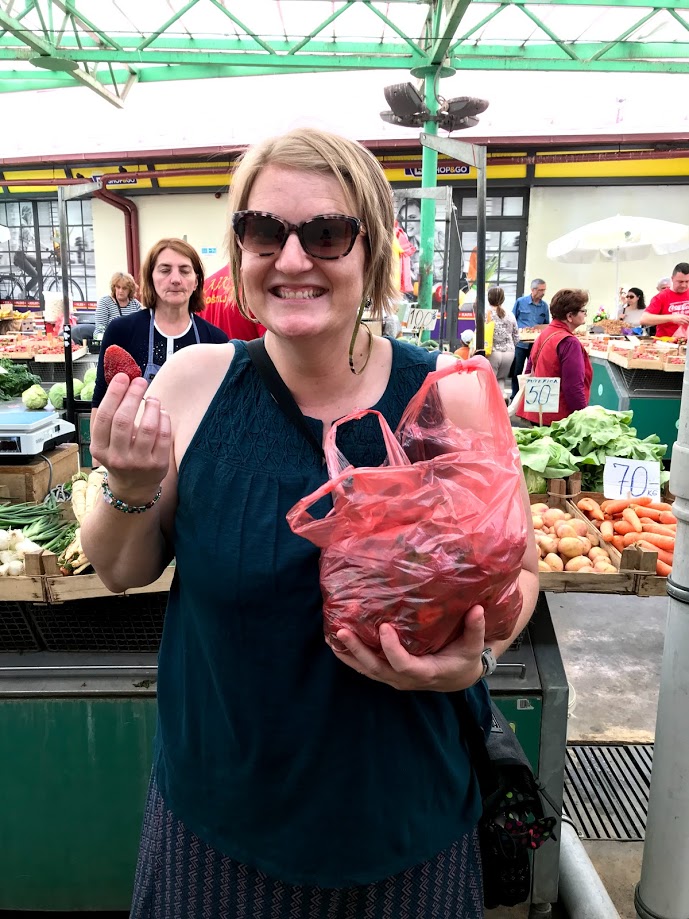 Belgrade Serbia farmers market strawberries foreign language travel tips