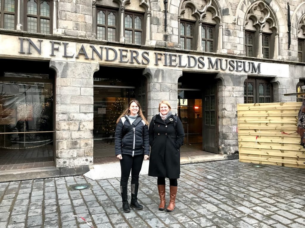 Christmas on the road, Europe, In Flanders Fields Museum