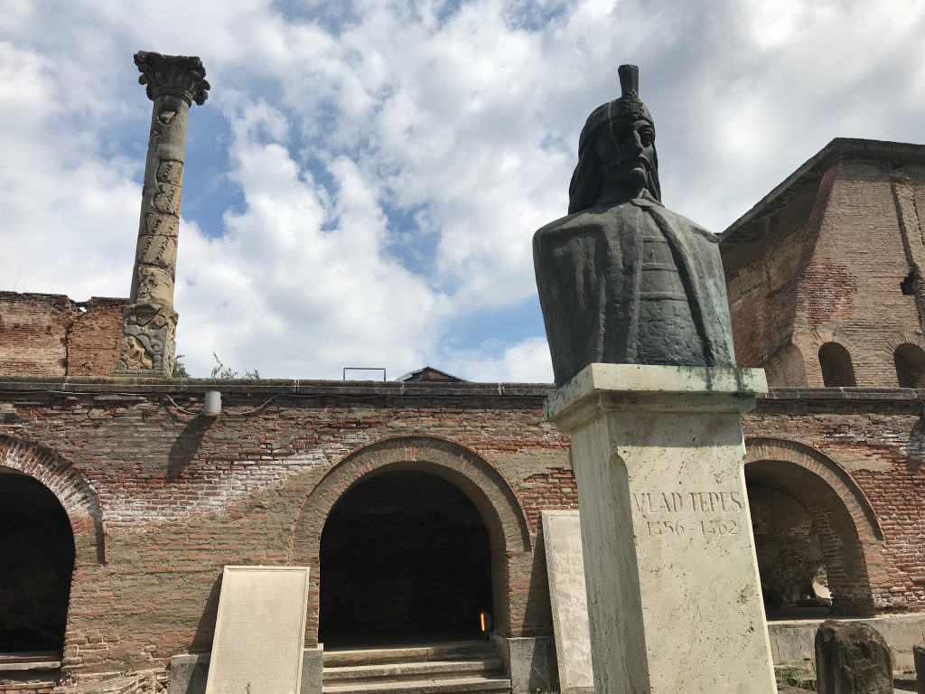 Vlad the Impaler Statue in Bucharest