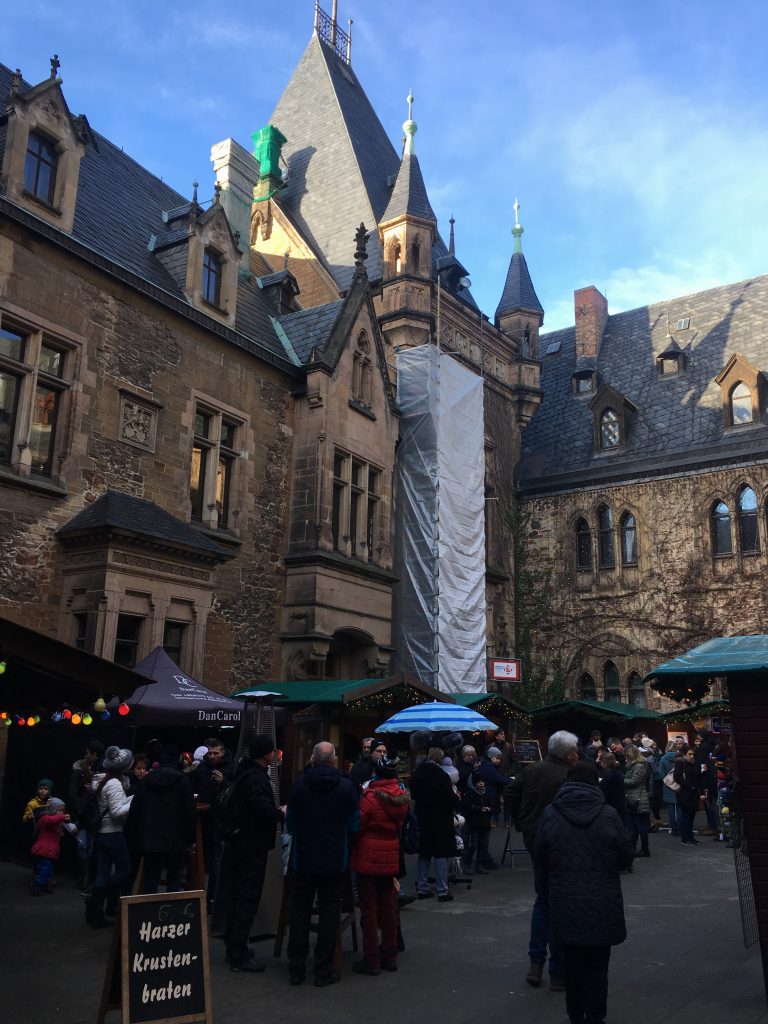 German Market in a Castle