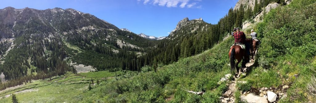 making the most of limited vacation horseback riding Sawtooth Mountains