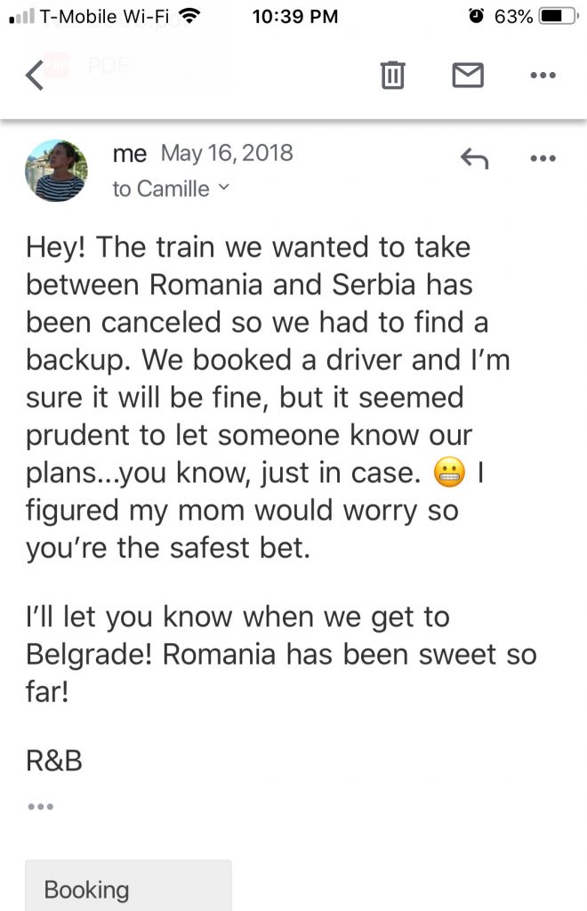 email to friend safety attempt