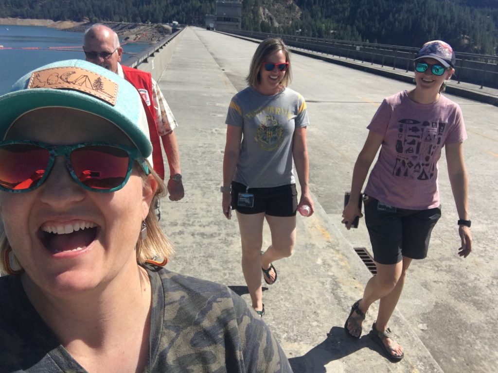 touring dworshak dam